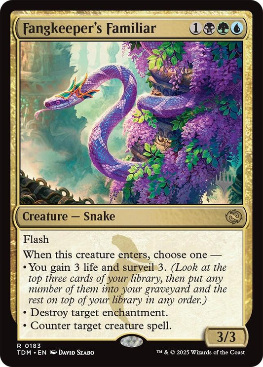 Fangkeeper's Familiar [Tarkir: Dragonstorm Promos] [Foil]