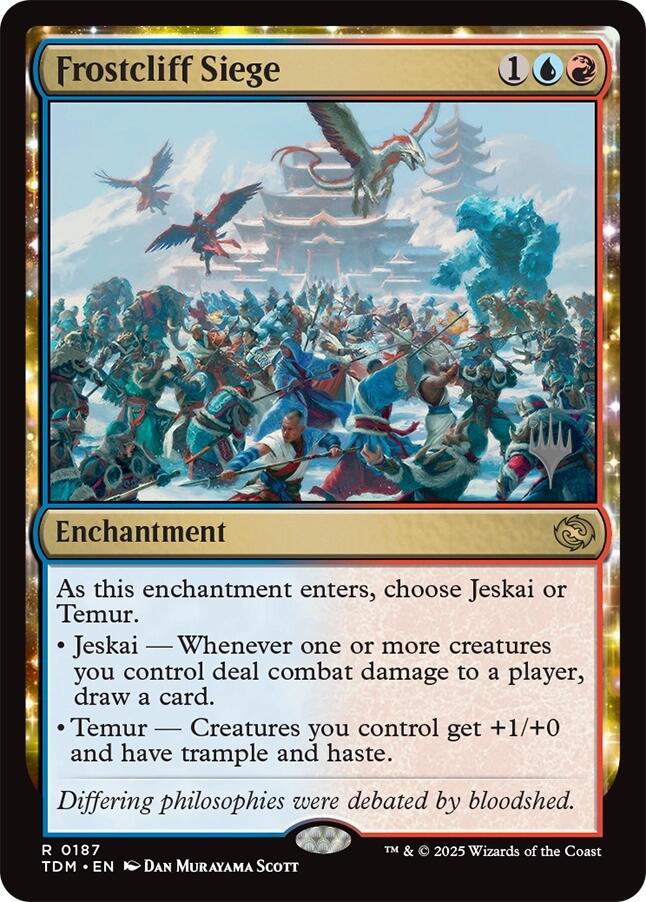 Frostcliff Siege [Tarkir: Dragonstorm Promos] [Foil]