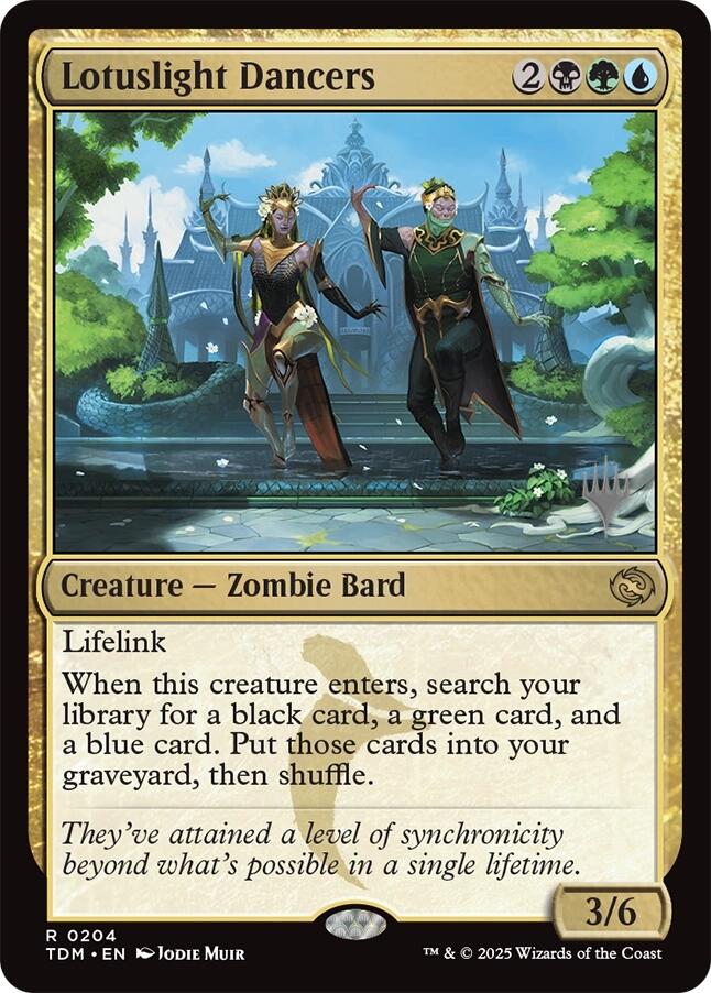 Lotuslight Dancers [Tarkir: Dragonstorm Promos] [Foil]