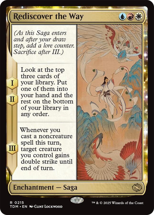 Rediscover the Way [Tarkir: Dragonstorm Promos] [Foil]