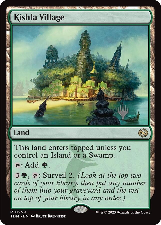 Kishla Village [Tarkir: Dragonstorm Promos] [Foil]
