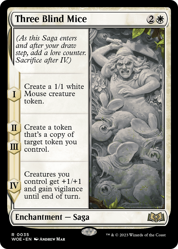 Three Blind Mice [Wilds of Eldraine] [Foil]
