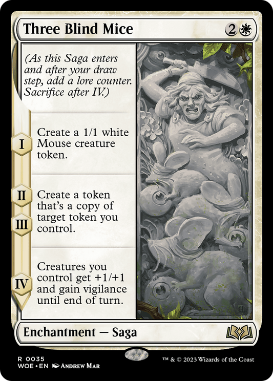 Three Blind Mice [Wilds of Eldraine] [Foil]
