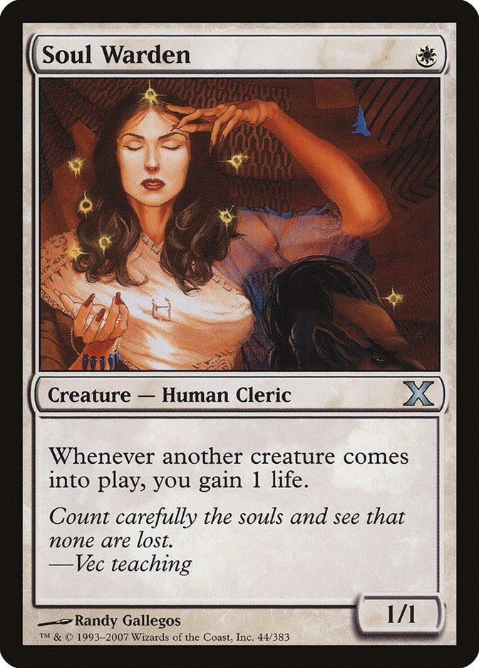 Soul Warden [Tenth Edition] [Foil]