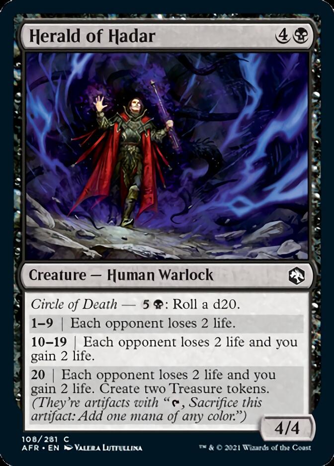 Herald of Hadar [Dungeons & Dragons: Adventures in the Forgotten Realms] [Foil]