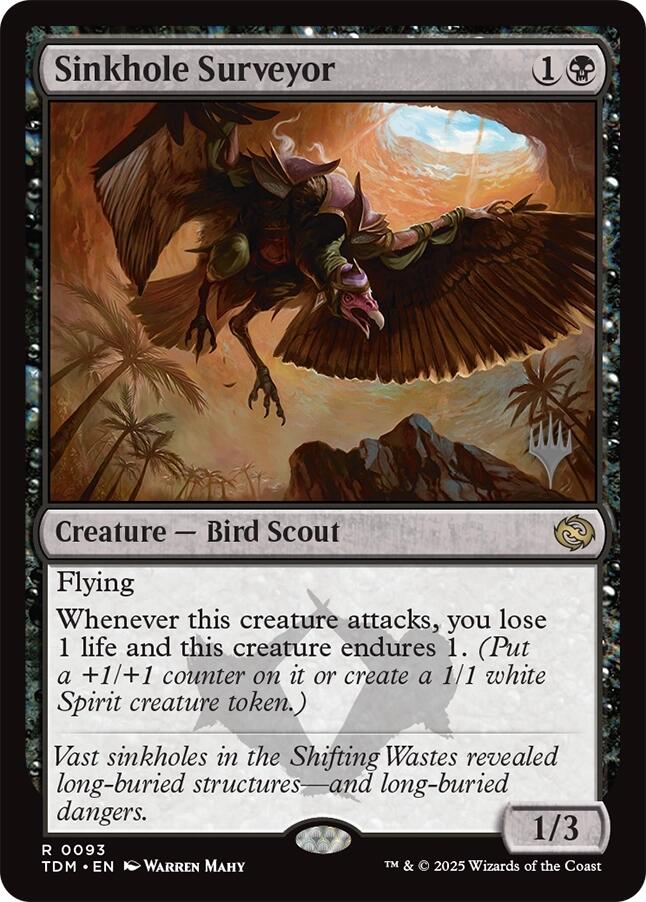 Sinkhole Surveyor [Tarkir: Dragonstorm Promos] [Foil]