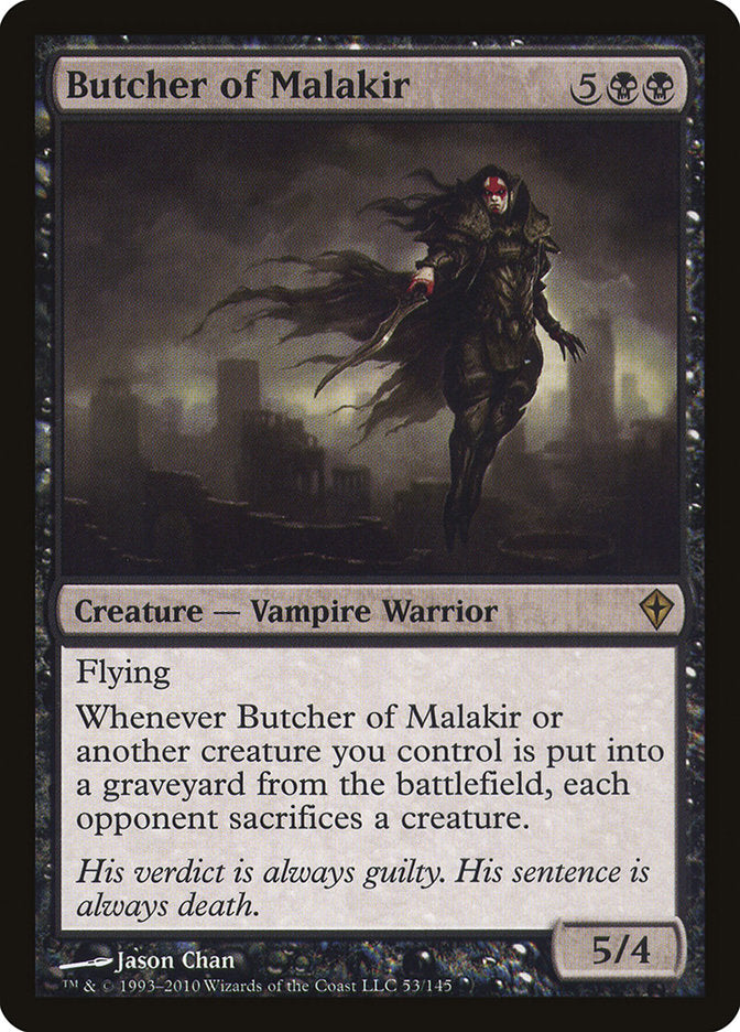 Butcher of Malakir [Worldwake] [Foil]