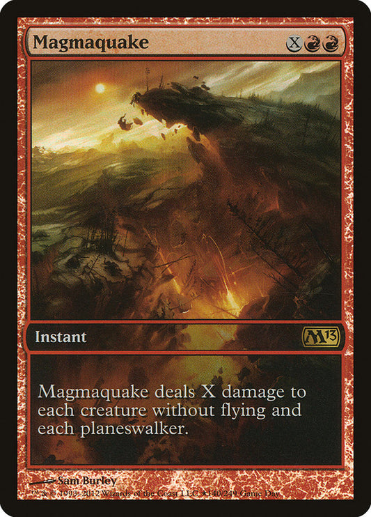 Magmaquake (Game Day) [Core Set 2013 Promos]