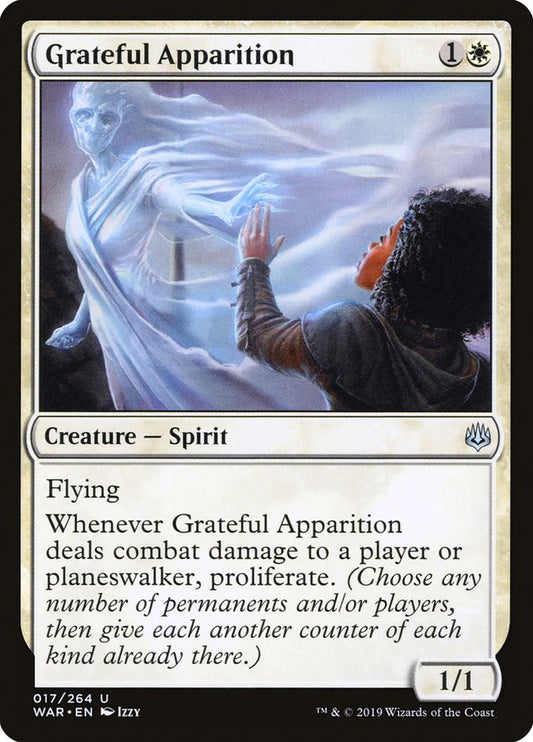 Grateful Apparition [War of the Spark] [Foil]