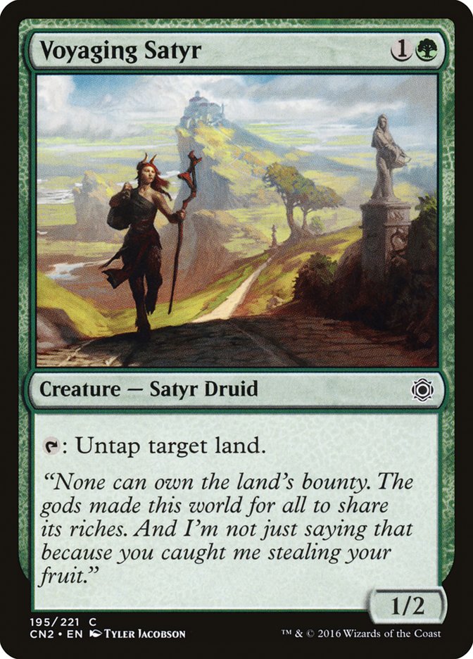 Voyaging Satyr [Conspiracy: Take the Crown] [Foil]
