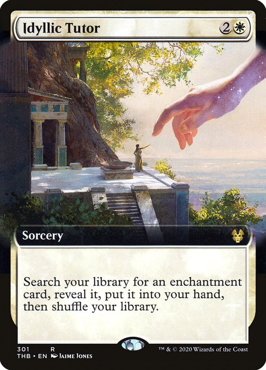 Idyllic Tutor (Extended Art) [Theros Beyond Death] [Foil]