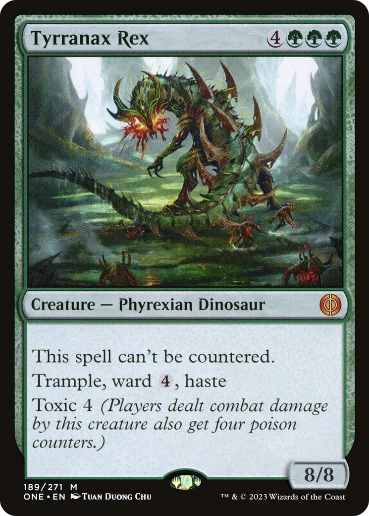 Tyrranax Rex [Phyrexia: All Will Be One] [Foil]