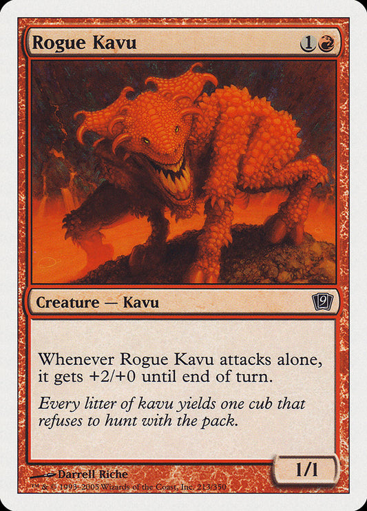 Rogue Kavu [Ninth Edition] [Foil]