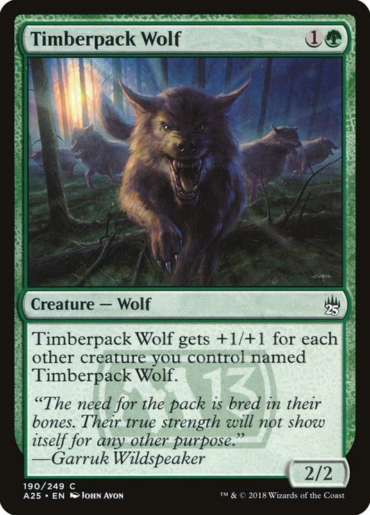 Timberpack Wolf [Masters 25] [Foil]