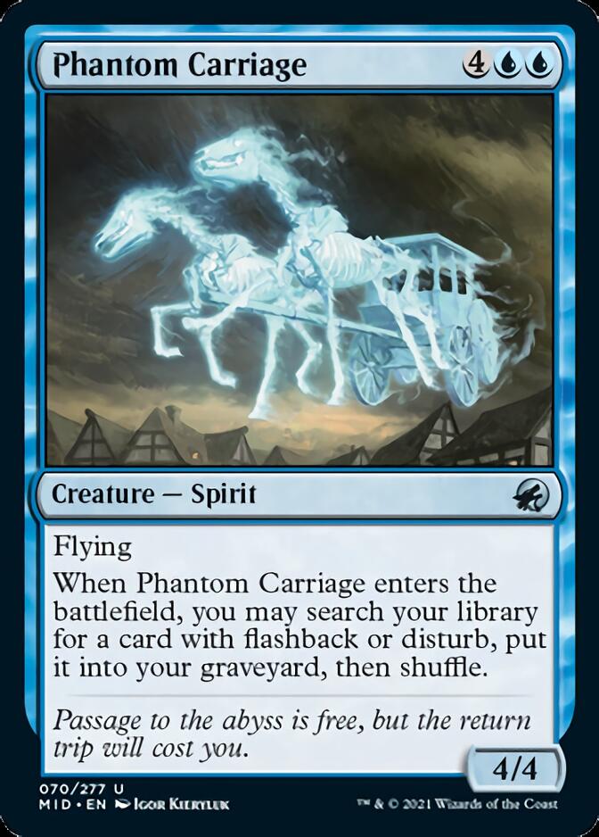 Phantom Carriage [Innistrad: Midnight Hunt] [Foil]
