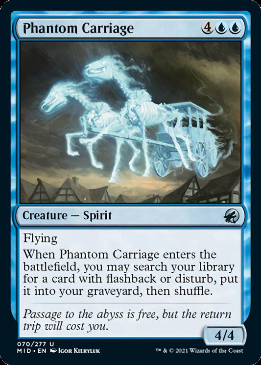Phantom Carriage [Innistrad: Midnight Hunt] [Foil]