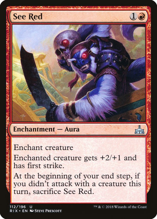 See Red [Rivals of Ixalan] [Foil]