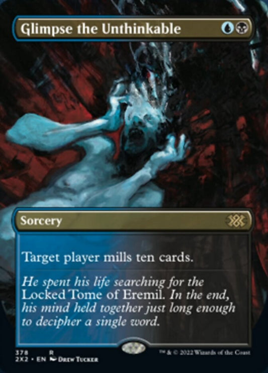 Glimpse the Unthinkable (Borderless Alternate Art) [Double Masters 2022] [Foil]