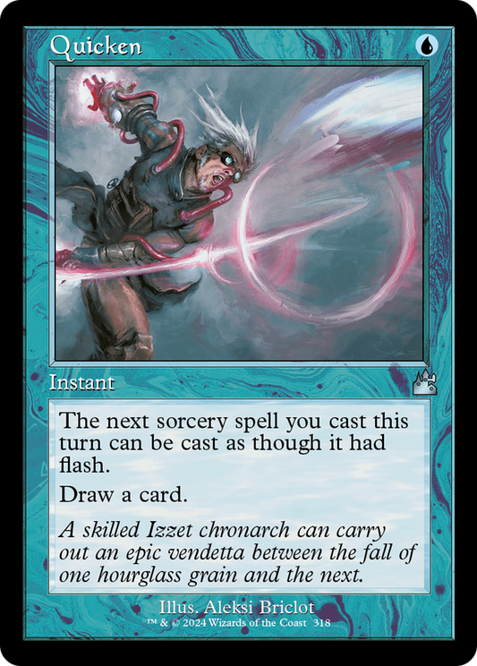 Quicken (Retro Frame) [Ravnica Remastered] [Foil]