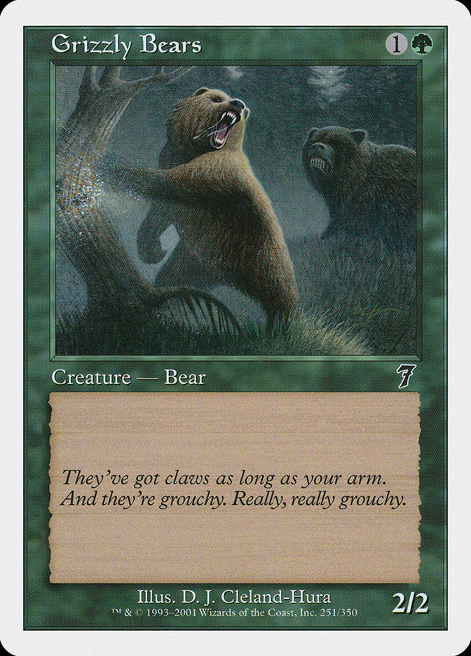 Grizzly Bears [Seventh Edition] [Foil]
