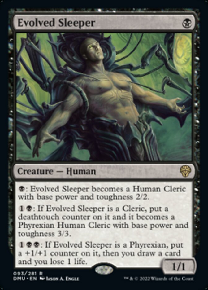 Evolved Sleeper [Dominaria United] [Foil]