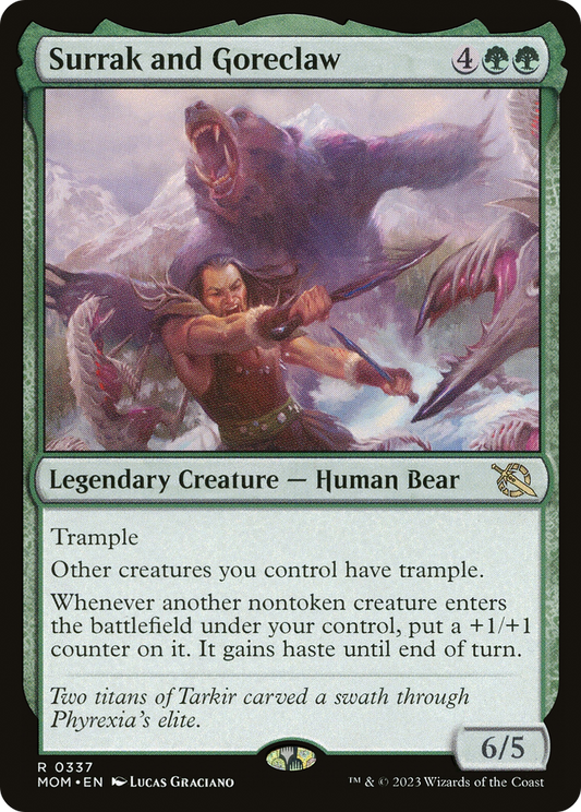 Surrak and Goreclaw [March of the Machine] [Foil]