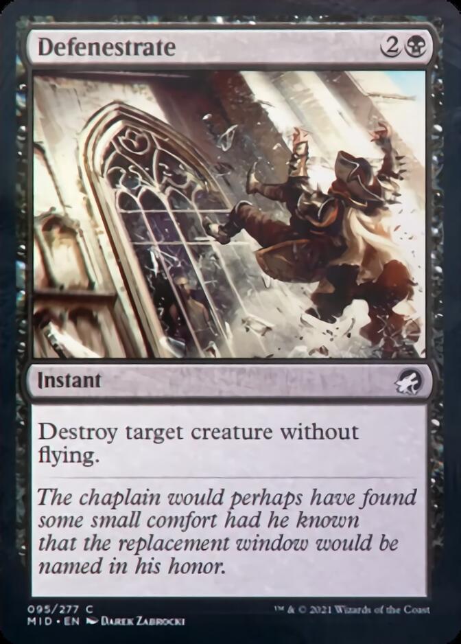 Defenestrate [Innistrad: Midnight Hunt] [Foil]