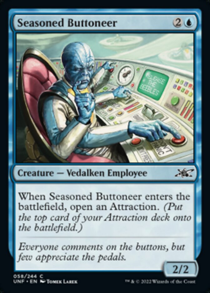 Seasoned Buttoneer [Unfinity] [Foil]