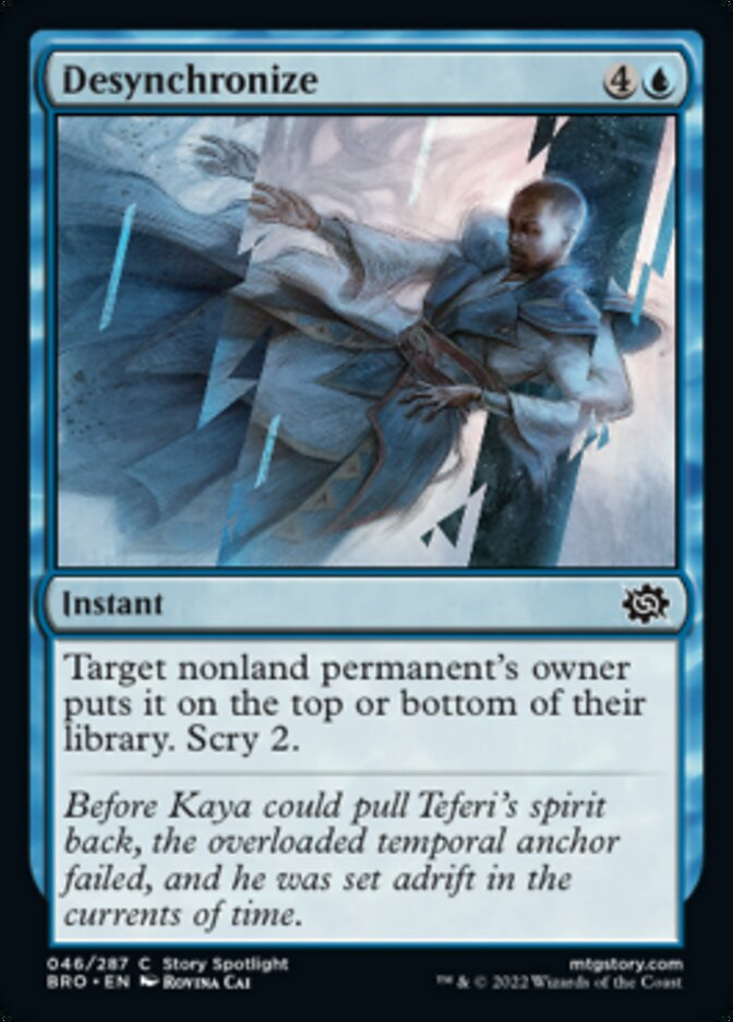 Desynchronize [The Brothers' War] [Foil]
