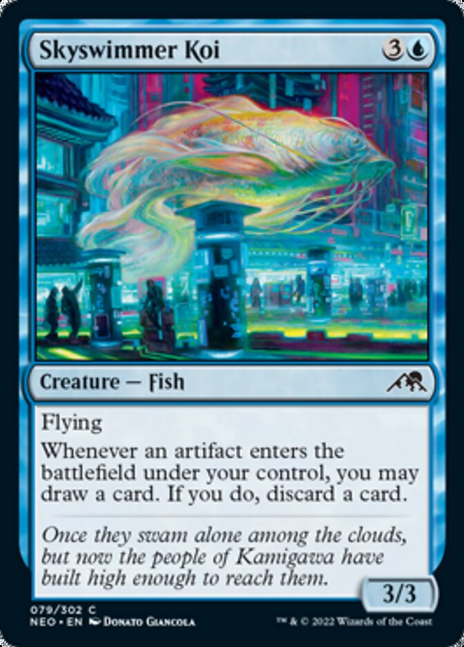 Skyswimmer Koi [Kamigawa: Neon Dynasty] [Foil]