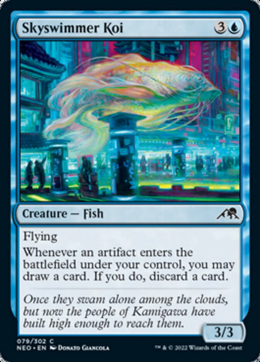 Skyswimmer Koi [Kamigawa: Neon Dynasty] [Foil]