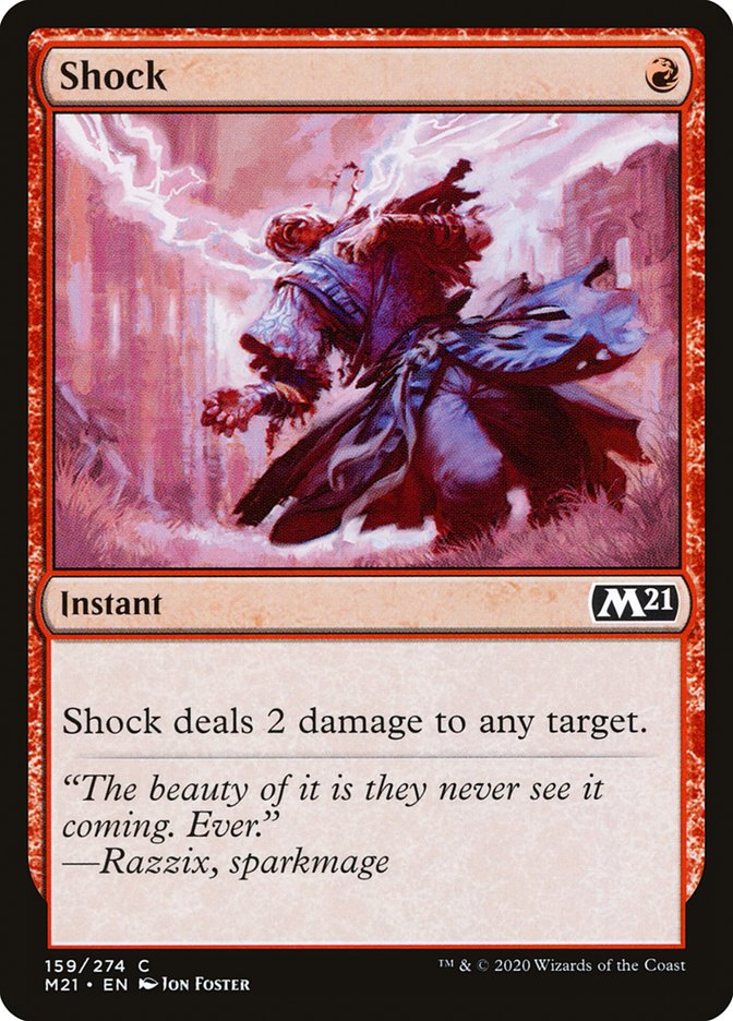 Shock [Core Set 2021] [Foil]
