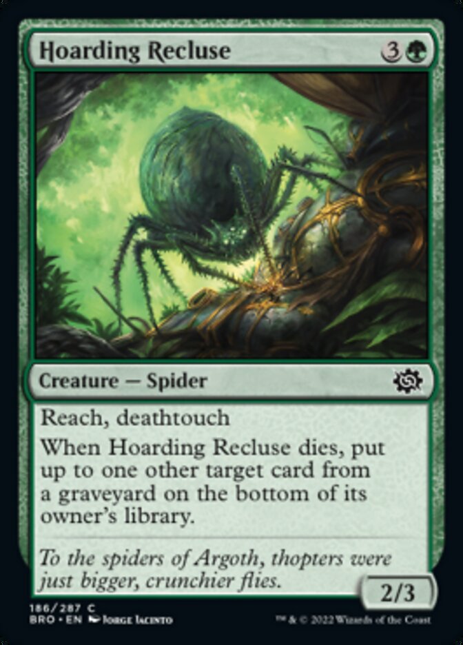 Hoarding Recluse [The Brothers' War] [Foil]