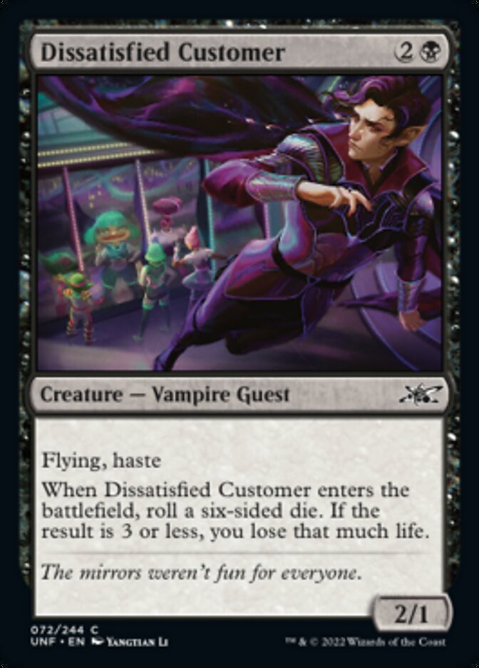 Dissatisfied Customer [Unfinity] [Foil]