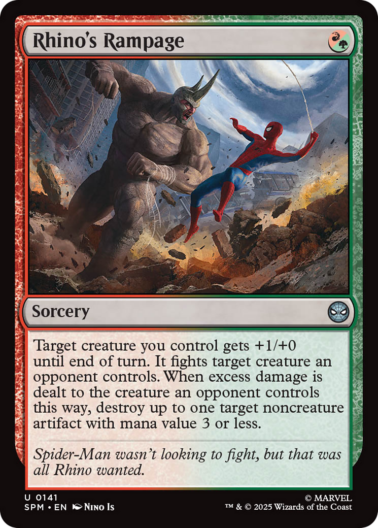 Rhino's Rampage [Marvel's Spider-Man] [Foil]
