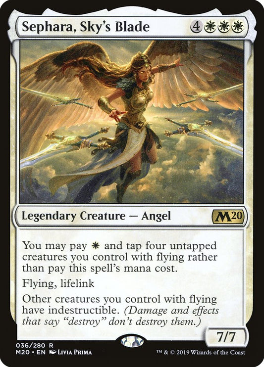 Sephara, Sky's Blade [Core Set 2020] [Foil]