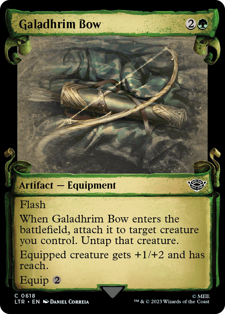 Galadhrim Bow [The Lord of the Rings: Tales of Middle-Earth Showcase Scrolls] [Foil]