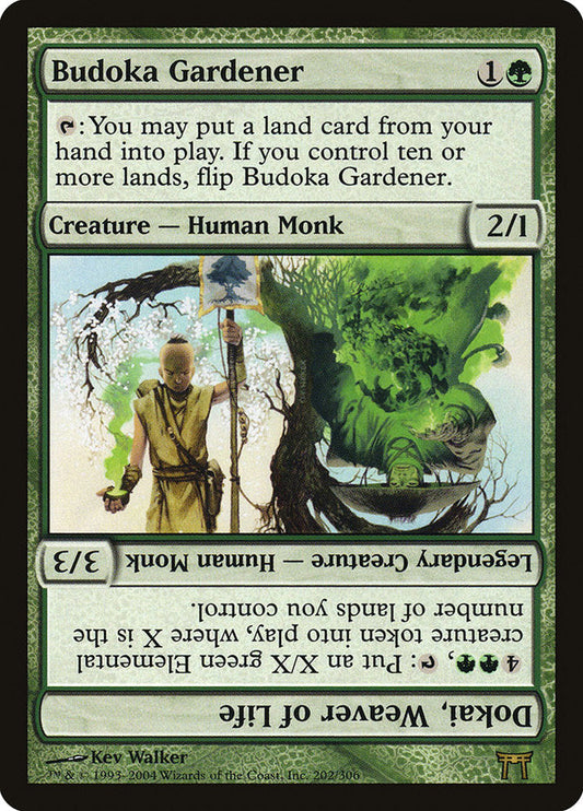Budoka Gardener // Dokai, Weaver of Life [Champions of Kamigawa] [Foil]
