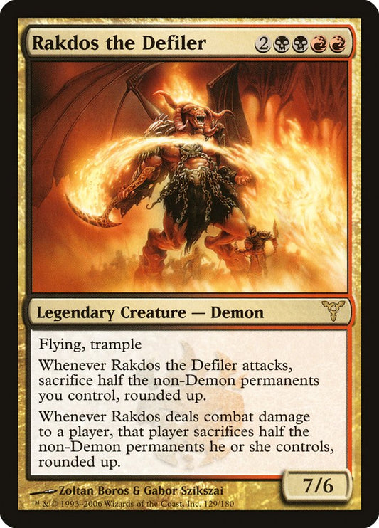 Rakdos the Defiler [Dissension] [Foil]