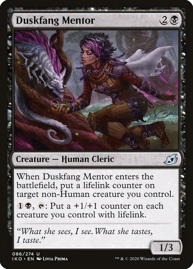 Duskfang Mentor [Ikoria: Lair of Behemoths] [Foil]