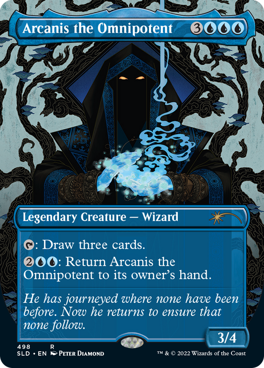 Arcanis the Omnipotent (Borderless) [Secret Lair Drop Series] [Foil]