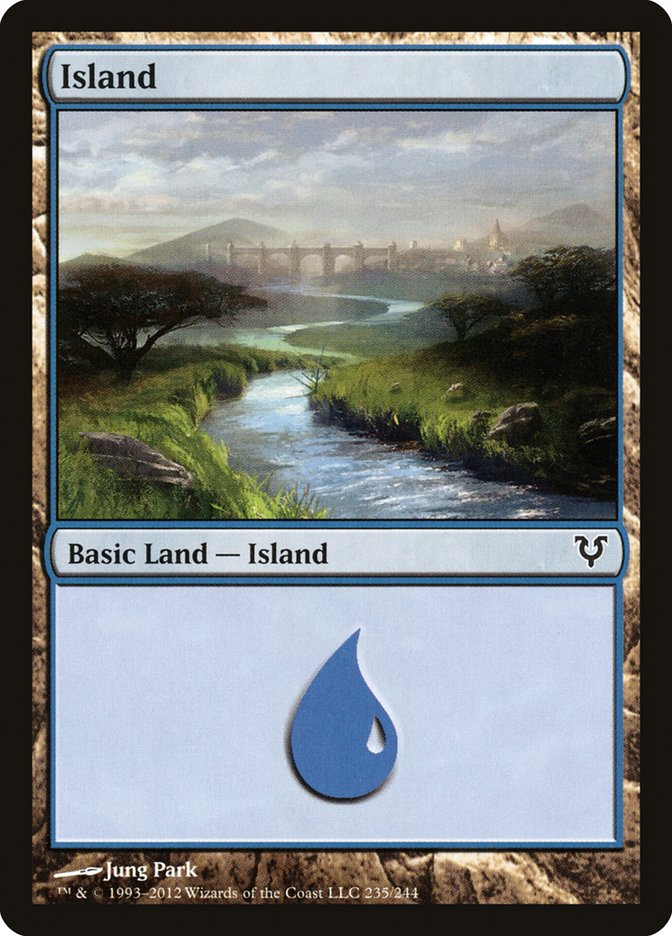 Island (235) [Avacyn Restored] [Foil]