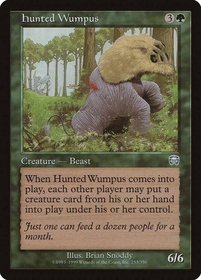Hunted Wumpus [Mercadian Masques] [Foil]