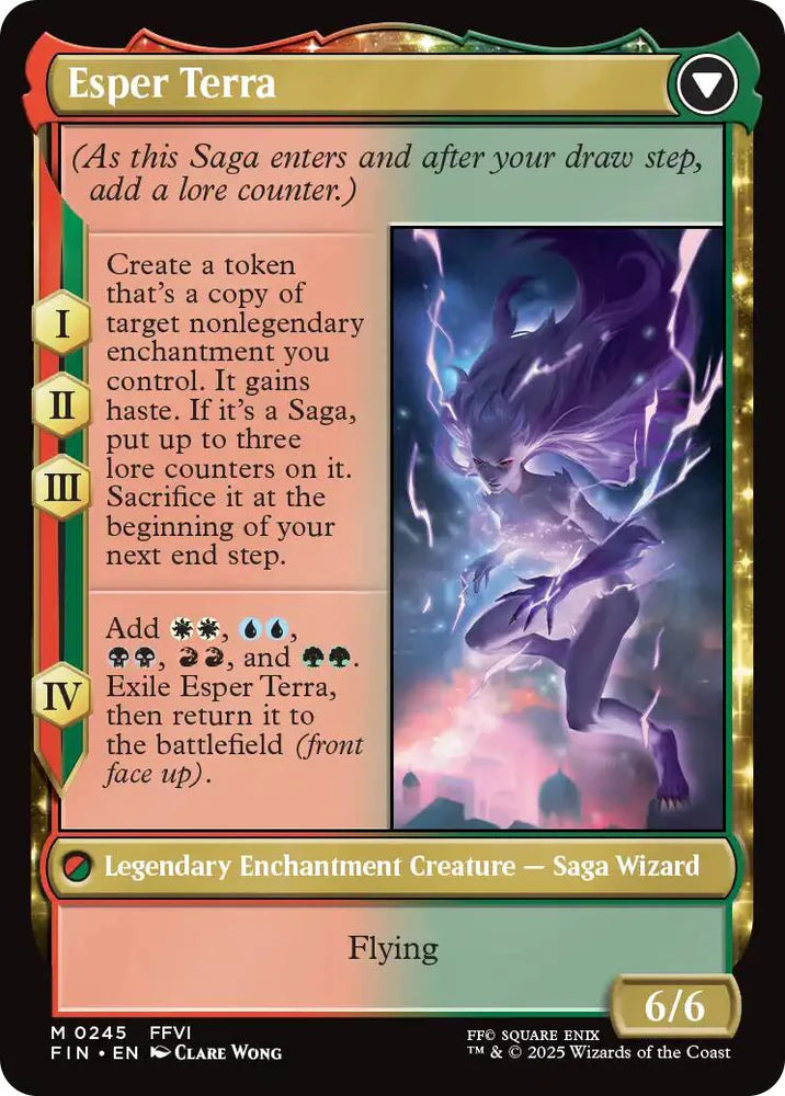 Terra, Magical Adept // Esper Terra (Extended Art) [FINAL FANTASY] [Foil]