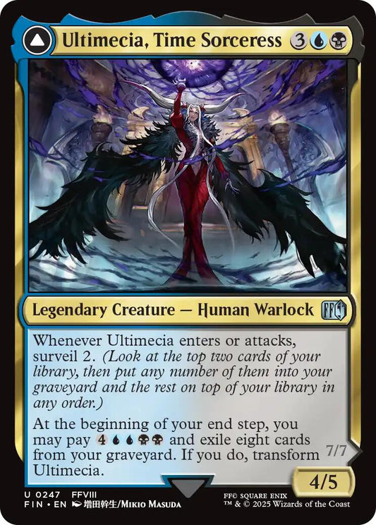 Ultimecia, Time Sorceress // Ultimecia, Omnipotent [FINAL FANTASY] [Foil]