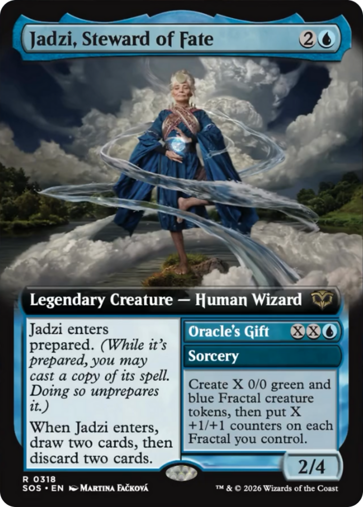 Jadzi, Steward of Fate (Extended Art) [Secrets of Strixhaven] [Foil]