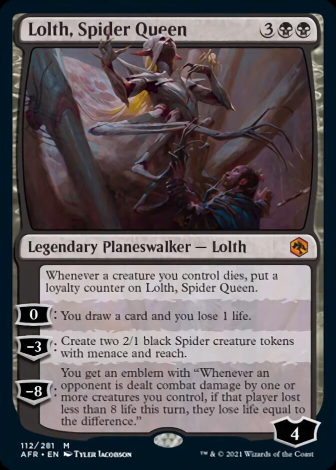 Lolth, Spider Queen [Dungeons & Dragons: Adventures in the Forgotten Realms] [Foil]