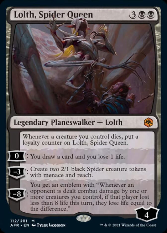 Lolth, Spider Queen [Dungeons & Dragons: Adventures in the Forgotten Realms] [Foil]
