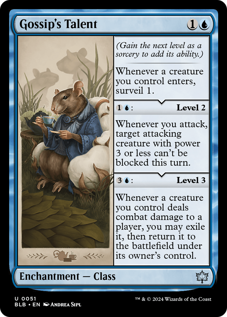 Gossip's Talent [Bloomburrow] [Foil]
