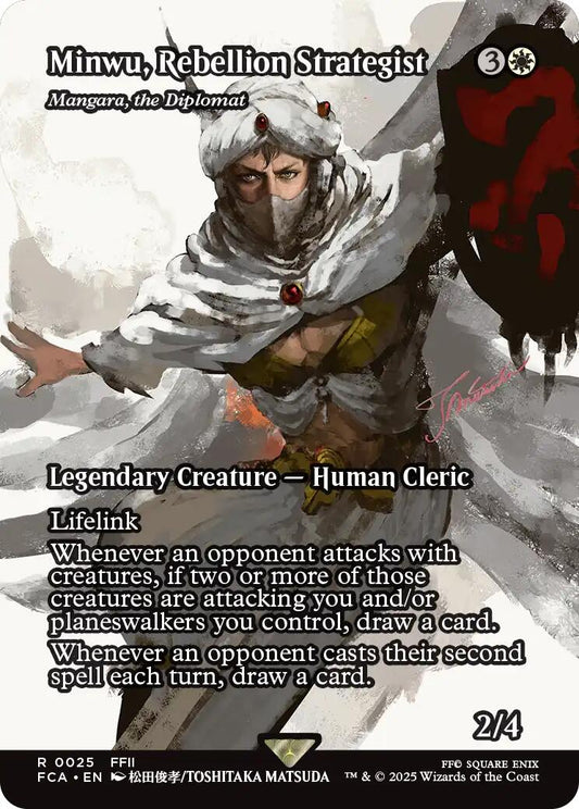 Minwu, Rebellion Strategist - Mangara, the Diplomat (Showcase) [FINAL FANTASY : Through the Ages] [Foil]